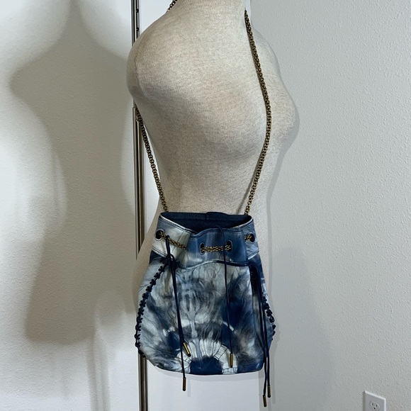 Jerome Dreyfuss Tie Dye Drawstring Bucket Bag - Picture 3 of 8